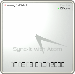 Sync-It with Atom - Synchronizes system time.